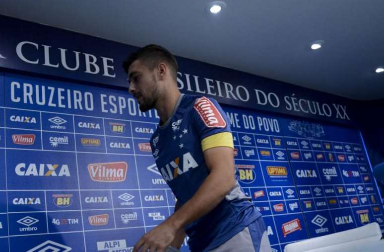 O meia sente dores na coxa esquerda e não deve jogar contra Santos e Palmeiras- (Foto: Washington Alves/Light Press /Cruzeiro)