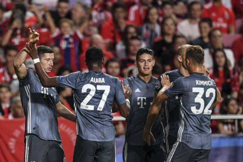 Bayern venceu o Benfica no meio de semana pela Liga dos Campeões (Foto: PATRICIA DE MELO MOREIRA / AFP