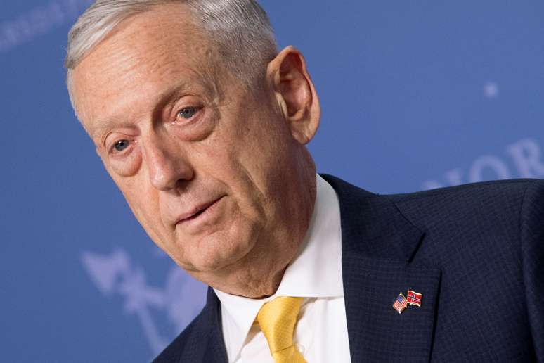 Mattis concede entrevista em Olso
 14/7/2018   Jim Watson/Divulgação via REUTERS 