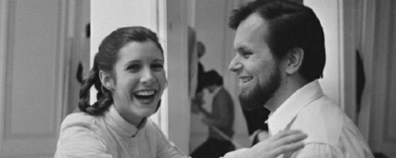 Carrie Fischer e Gary Kurtz