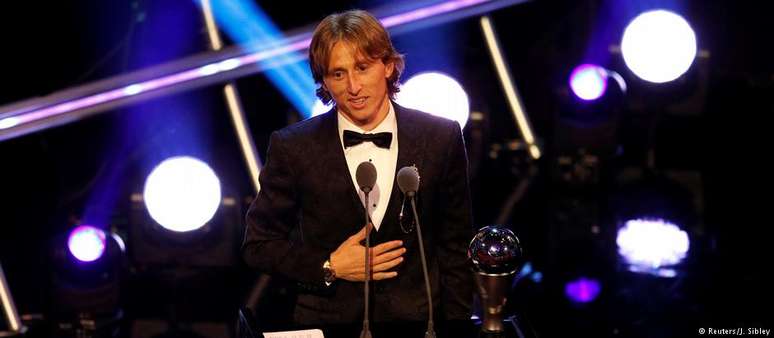 Modric, do Real Madrid, conquistou o segundo lugar na Copa da Rússia com a Croácia