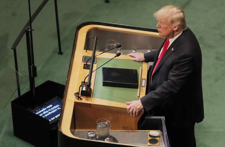 Presidente dos EUA, Donald Trump, discursa na Assembleia-Geral da ONU
25/09/2018
REUTERS/Caitlin Ochs