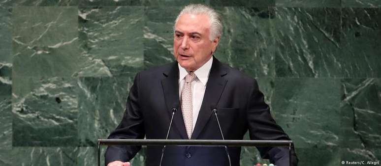 "Vivemos tempos toldados por forças isolacionistas", disse o presidente Michel Temer na abertura da Assembleia Geral