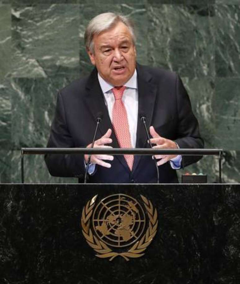 Antonio Guterres discursou em Nova York.