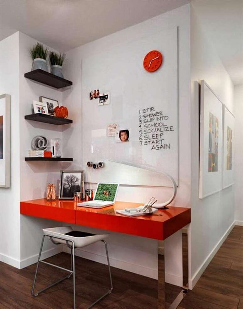 71. Cadeiras modernas para escrit&oacute;rio pequeno &ndash; Foto: Anna Sudoł