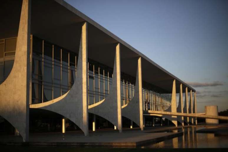 O Palácio do Planalto, sede do governo, em Brasília