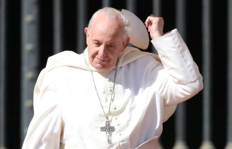 Papa Francisco na Praça de São Pedro, no Vaticano 26/09/2018 REUTERS/Tony Gentile