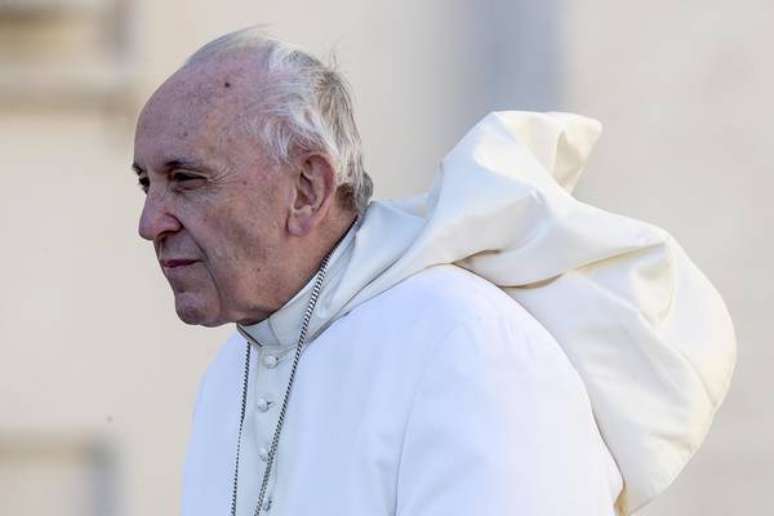 Papa Francisco durante audiência geral no Vaticano