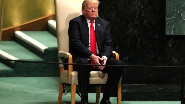 Donald Trump anunciou na ONU novas san&ccedil;&otilde;es contra o governo do presidente venezuelano Nicol&aacute;s Maduro