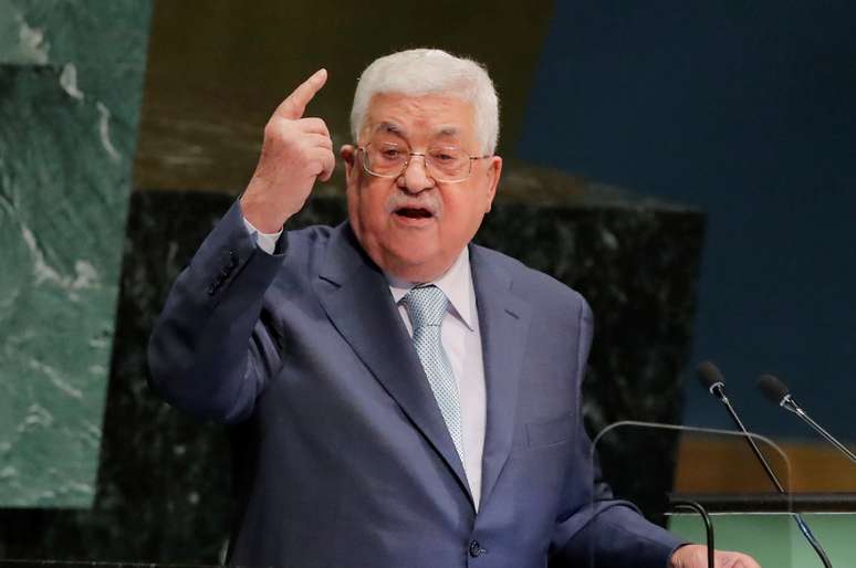 Abbas faz discurso na Assembleia Geral da ONU
 27/9/2018   REUTERS/Caitlin Ochs 