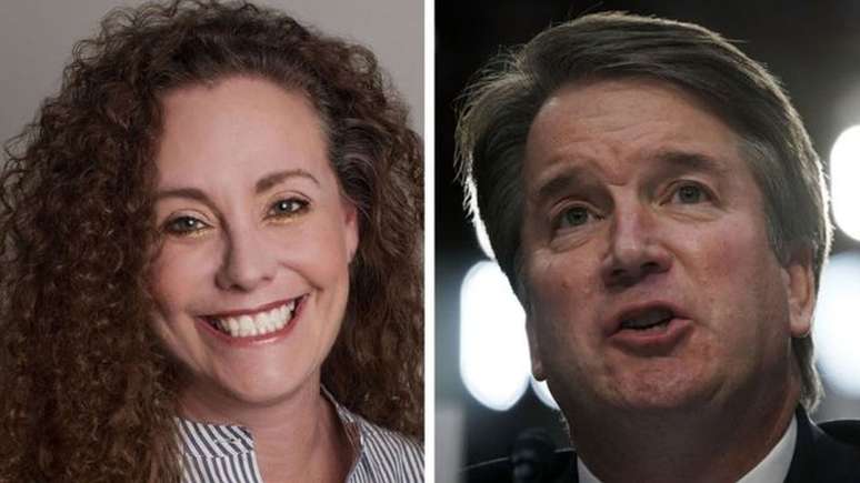 Julie Swetnick e Brett Kavanaugh: votação no plenário do Senado foi adiada para que FBI investigue casos