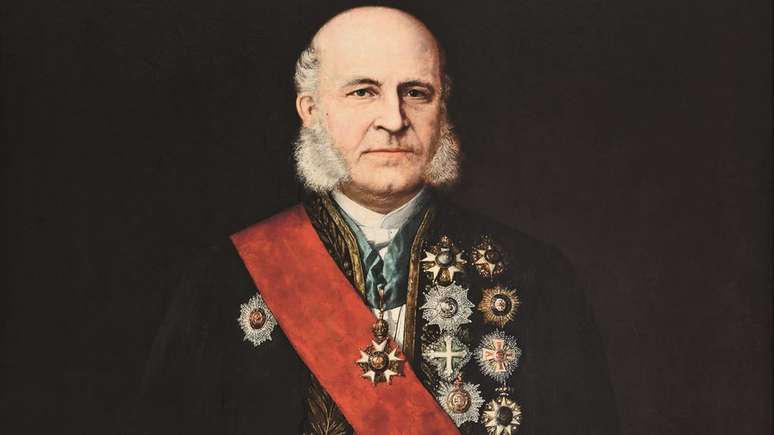 O Bar&atilde;o de Rio Branco em &oacute;leo sobre tela de Louis Gu&eacute;dy; filho de um visconde, Juca Paranhos tinha sobre si grandes expectativas da fam&iacute;lia | Imagem: Reprodu&ccedil;&atilde;o de Jaime Acioli/ MRE/Escrit&oacute;rio de Representa&ccedil;&atilde;o no Rio de Janeiro/Itamaraty - Iconografia