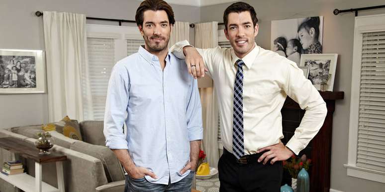 Os irmãos Jonathan e Drew Scott, apresentadores do 'Discovery Home & Health'.