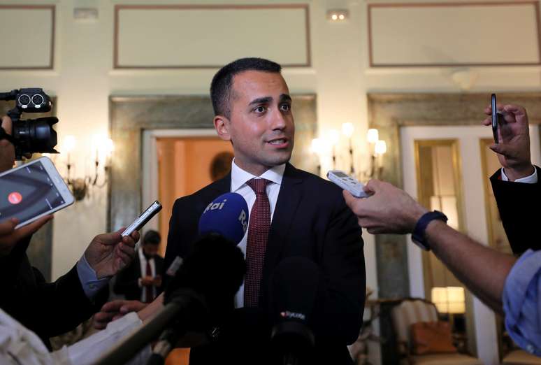 Vice-primeiro-ministro italiano Luigi Di Maio  29/08/2018 REUTERS/Mohamed Abd El Ghany