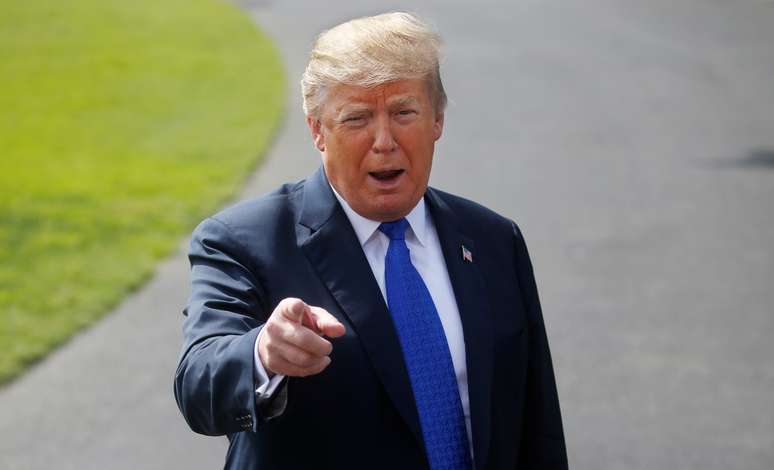 Presidente dos EUA, Donald Trump, 
02/10/2018
REUTERS/Leah Millis - RC1E8284F710