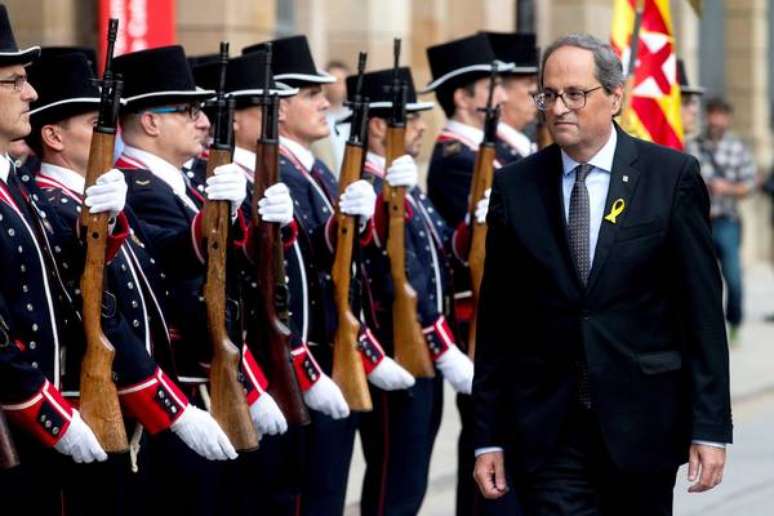 Líder da Catalunha ameaça derrubar Sánchez por referendo