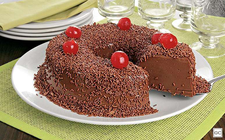 Brigadeir&atilde;o de chocolate sem forno |