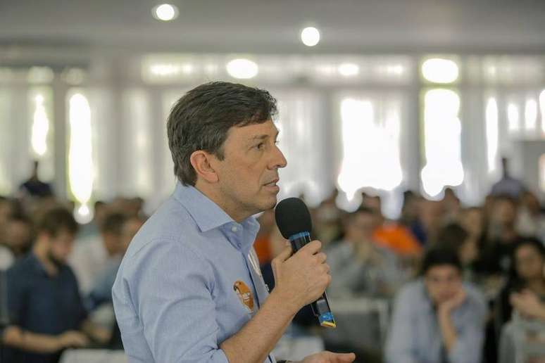 O candidato do Novo à Presidência, João Amoêdo