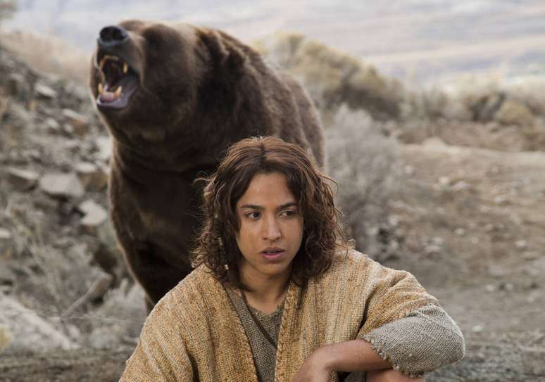 Leandro Leo em cena de 'Rei Davi' gravada em 2012 no Canad&aacute;.