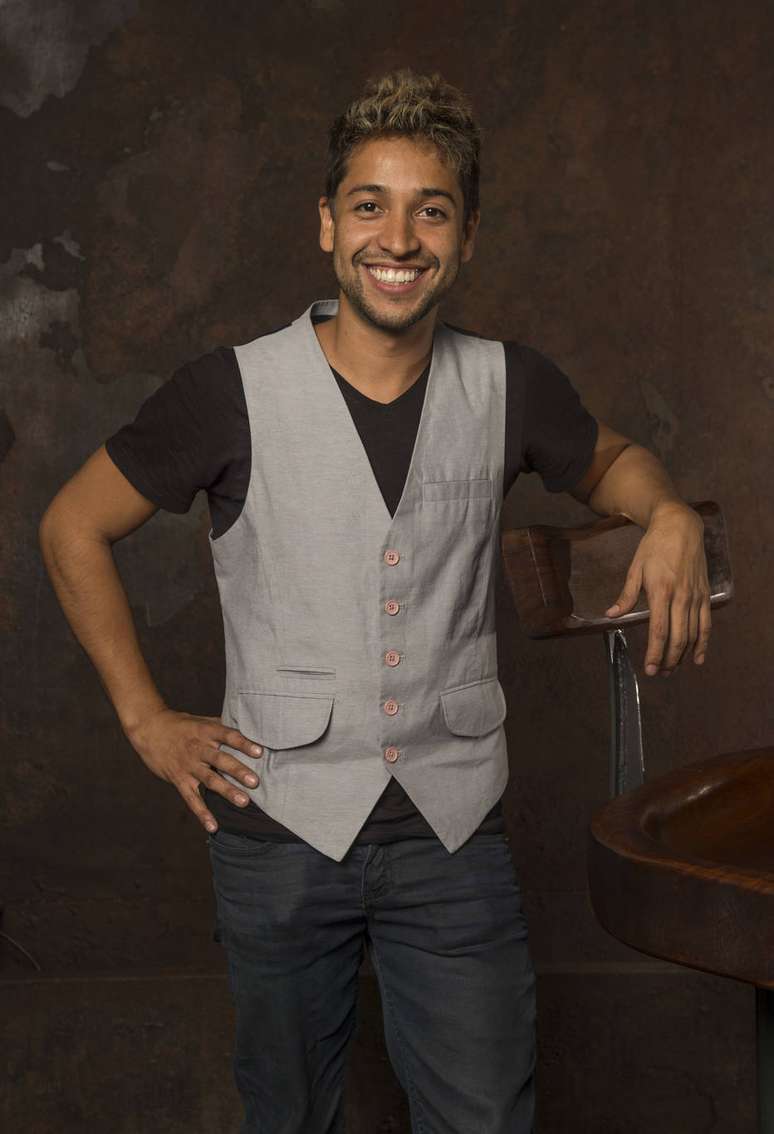 Leandro Leo em 2016, &eacute;poca em que fez a miniss&eacute;rie 'Justi&ccedil;a' na Globo. &nbsp;