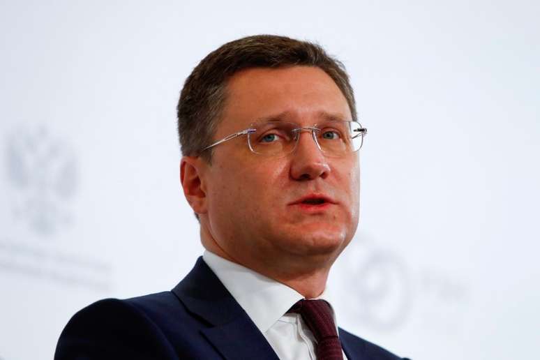 Ministro de Energia da Rússia, Alexander Novak, durante fórum em Moscou 03/10/2018 REUTERS/Sergei Karpukhin