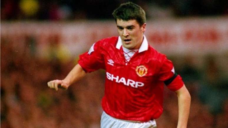 Keane fez mais de 450 jogos pelo clube inglês e marcou mais de 50 gols (Manchester United)