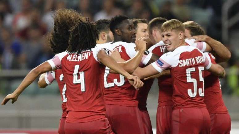 Arsenal conquistou sua segunda vitória na competição (Foto: Alexander Nemenov / AFP)