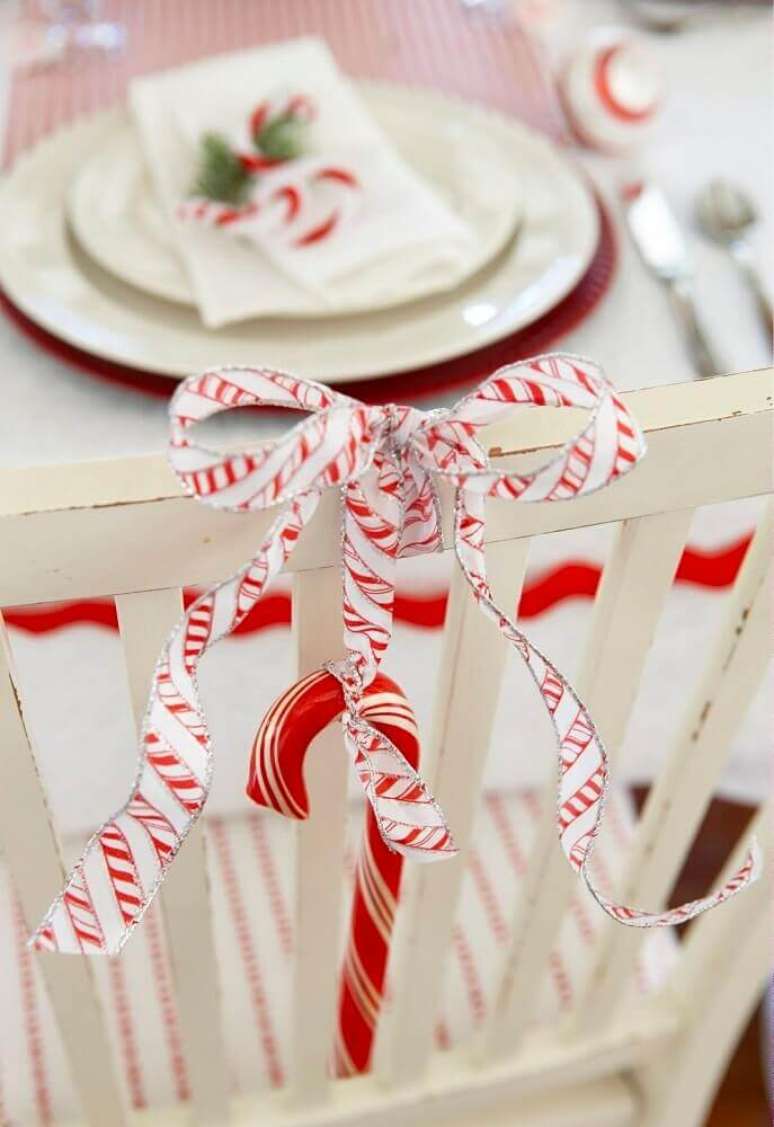55. Enfeites de natal para decoração de mesa – Foto: Pinterest