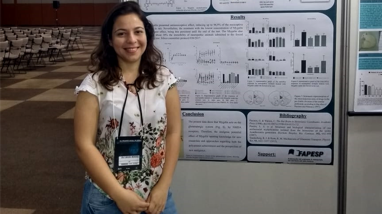 Pesquisa rendeu à bióloga Ana Carolina Medeiros o Prêmio Jovem Neurocientista 2018