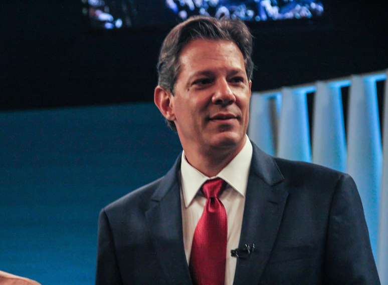 O candidato à Presidência da República pelo PT, Fernando Haddad