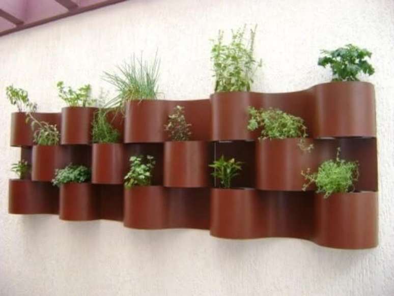 66. Jardim vertical em &aacute;rea externa. Projeto de MC3 Arquitetura