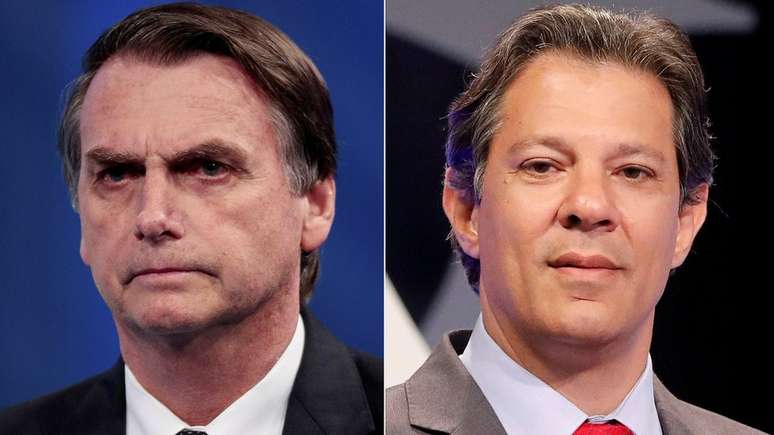 Polarização entre ideias de Jair Bolsonaro e Fernando Haddad continua no segundo turno