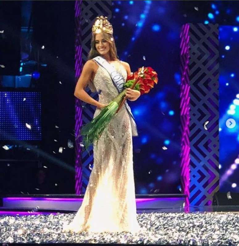 A Miss Colombia 2018 Valeria Morales, que criticou a participação de uma trans nesse tipo de concurso