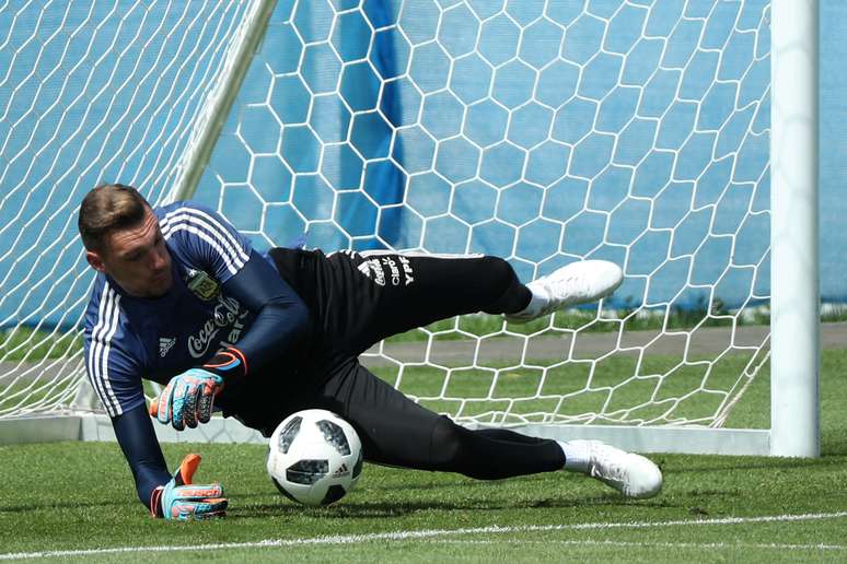Goleiro argentino Franco Armani 25/06/2018 REUTERS/Albert Gea