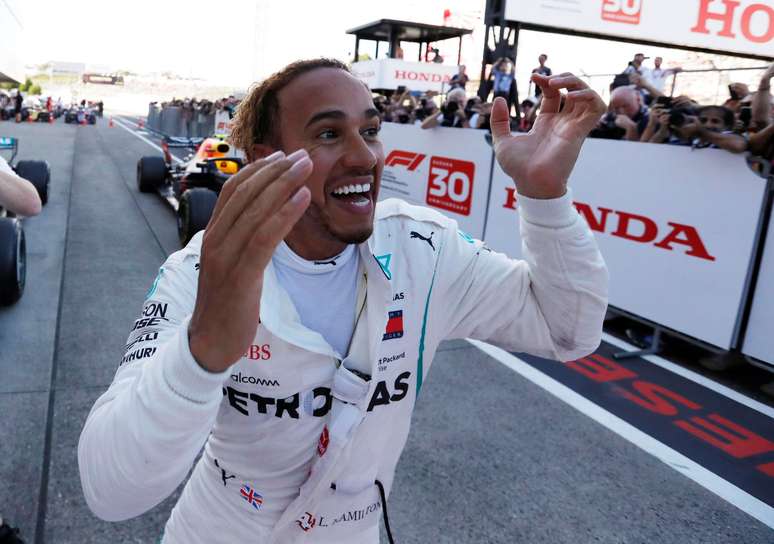 Hamilton no GP do Japão
 7/10/2018    REUTERS/Issei Kato 