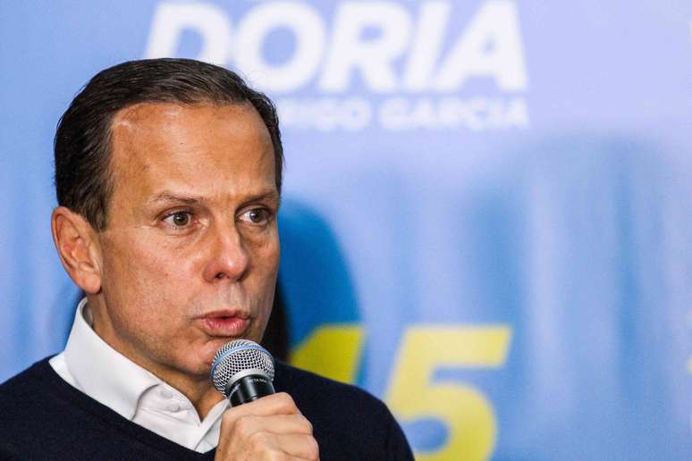 O candidato do PSDB ao governo de SP, João Doria