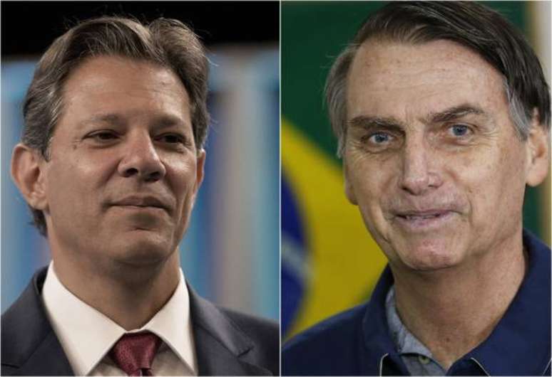 Fernando Haddad e Jair Bolsonaro disputarão segundo turno em 28 de outubro