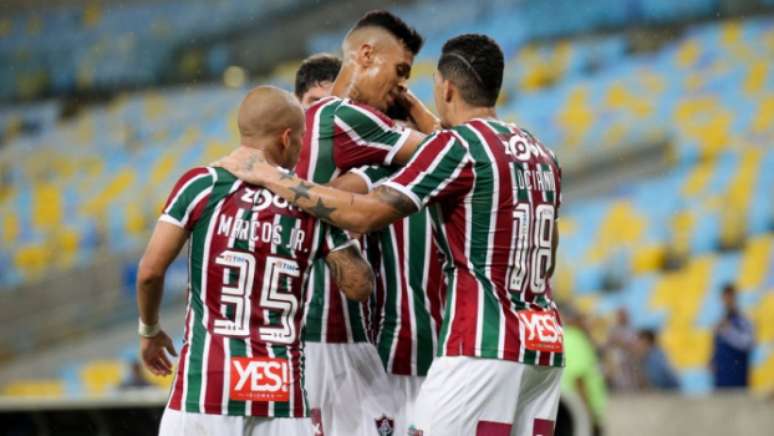 Fluminense goleou o Paraná e deixou boa impressão antes de enfrentar o Fla (Foto: LUCAS MERÇON / FFC)