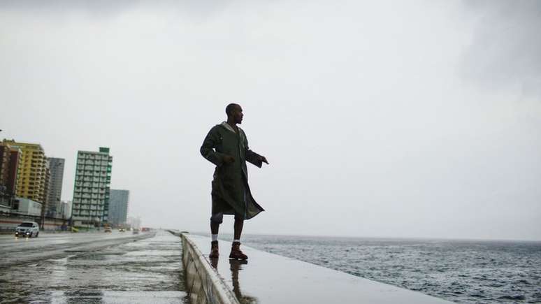 Na costa oeste de Cuba, foram registradas fortes chuvas em decorr&ecirc;ncia do furac&atilde;o