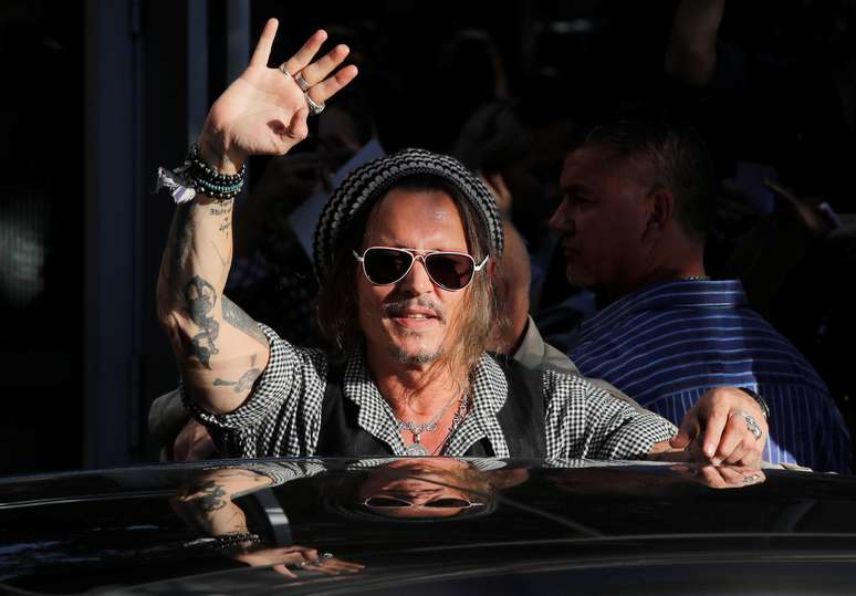 Johnny Depp durante o Festival de Zurique no dia 5 de outubro de 2018