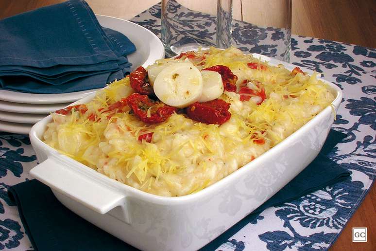 Risoto de palmito