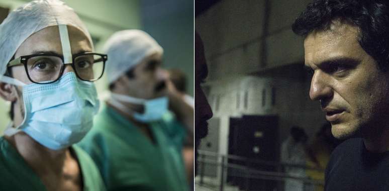 Dr. Evandro (Júlio Andrade) e Adriano (Rodrigo Lombardi): dramas que prendem a atenção do telespectador