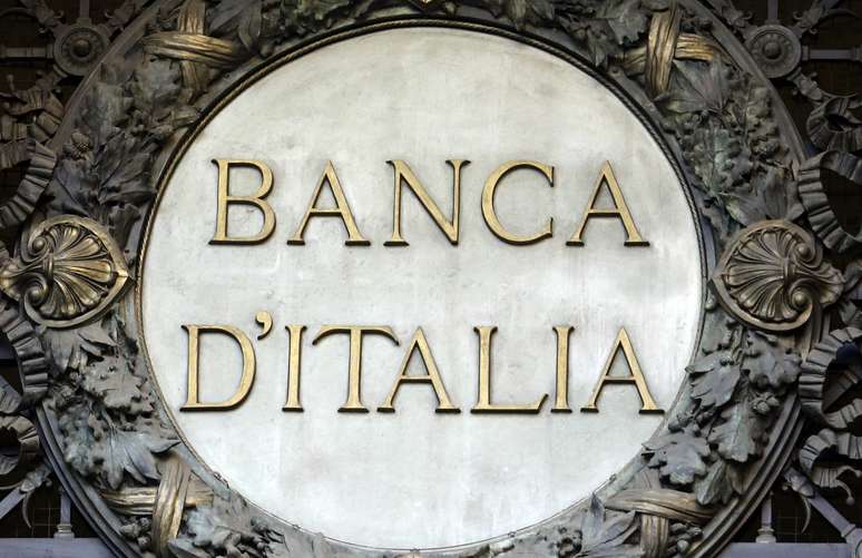 Logomarca do Banco da Itália na sede da instiuição no centro de Milão 19/01/2016. REUTERS/Stefano Rellandini