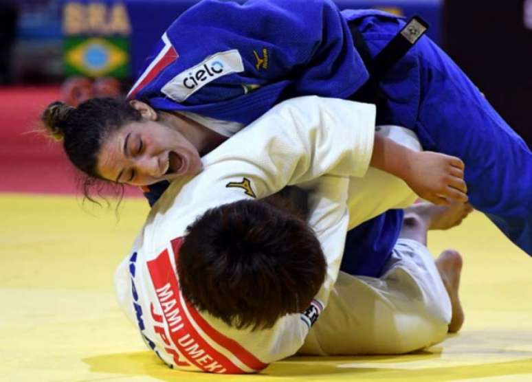 Judô brasileiro disputará o Gran Prix de Cancún nesta sexta-feira (Foto: ATTILA KISBENEDEK / AFP)