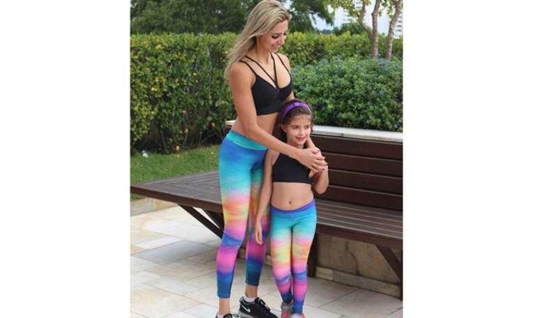 A digital influencer n&atilde;o abre m&atilde;o de acompanhar a rotina dos filhos, desde escola at&eacute; outras atividades 