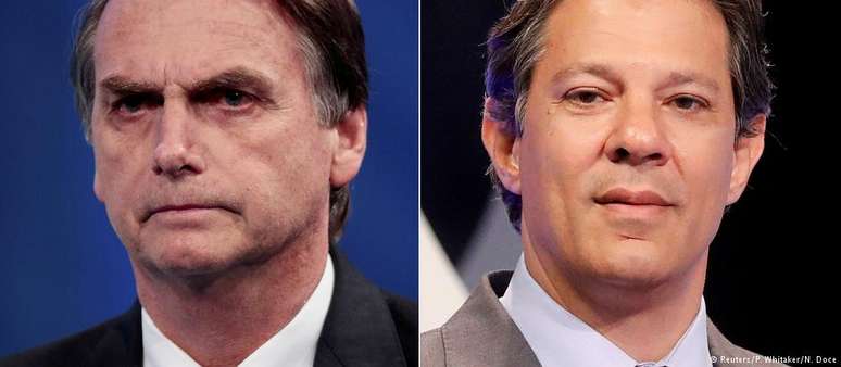 Bolsonaro e Haddad se enfrentam no segundo turno das eleições em 28 de outubro