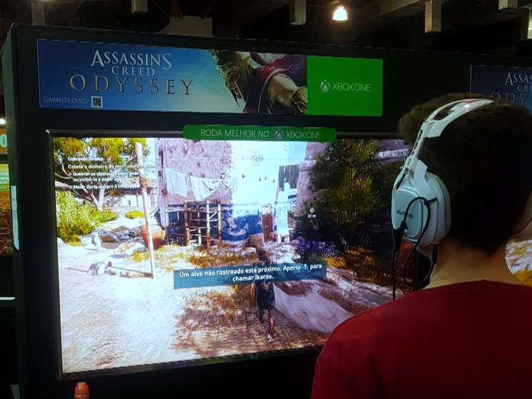 O game recém-lançado Assassin&#039;s Creed: Odyssey pode ser testado na BGS 2018 