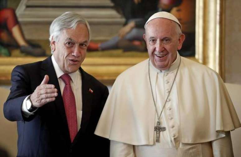 Papa Francisco recebe presidente do Chile, Sebastián Piñera, no Vaticano