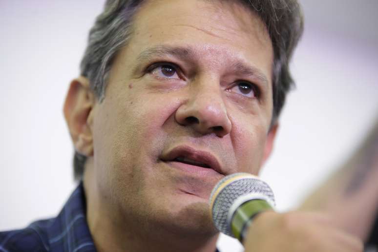 O candidato do PT à Presidência, Fernando Haddad