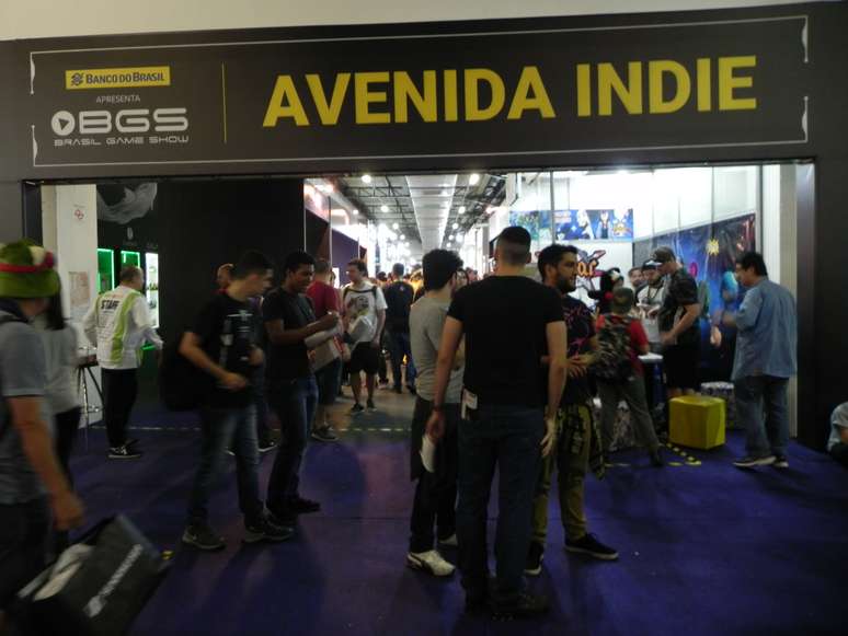 A "Avenida Indie" da BGS abrigou as produtoras independentes de jogos